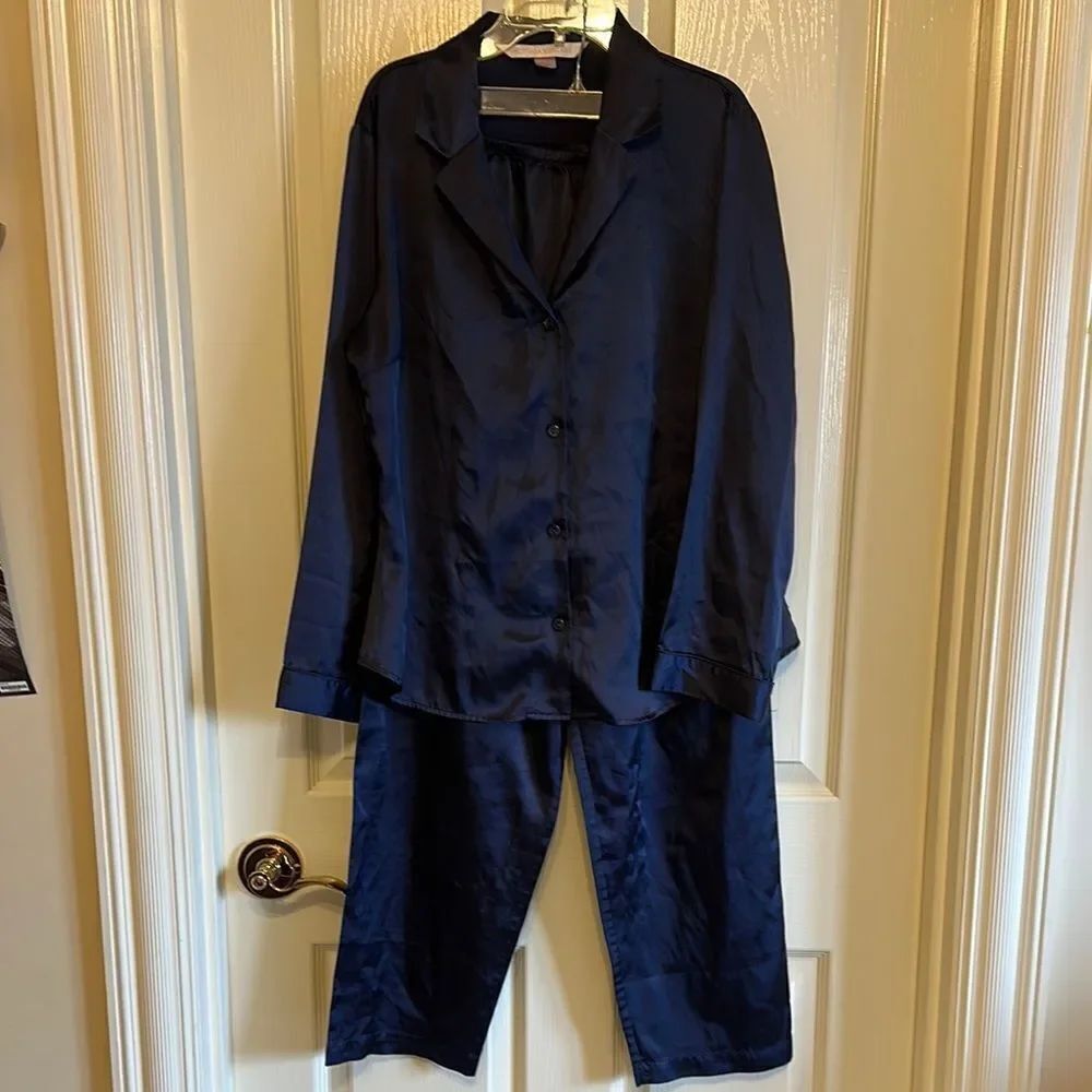 Victoria's Secret Blue Pajama Set Classic Intimates